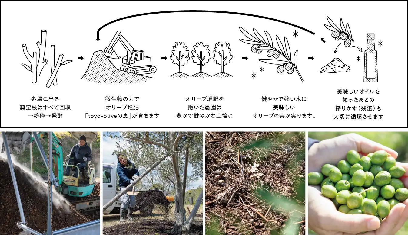 循環型有機栽培の図