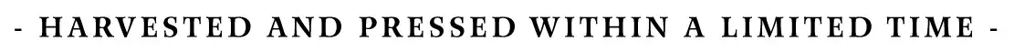 ONLY A COUPLE OF DAYS TO PICK OLIVES