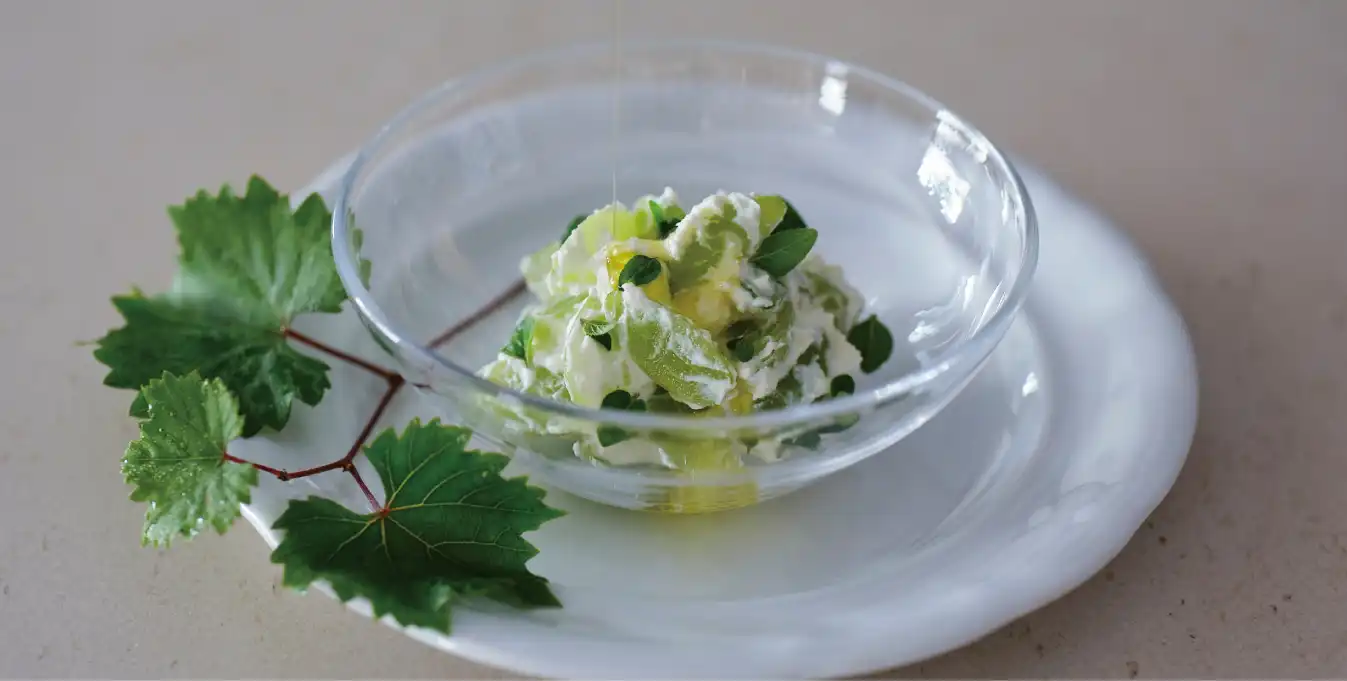 季節のフルーツとリコッタチーズのサラダ イメージ2