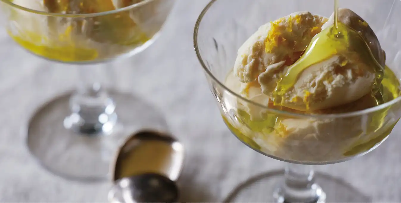 バニラアイス レモン＆オリーブオイルで イメージ1