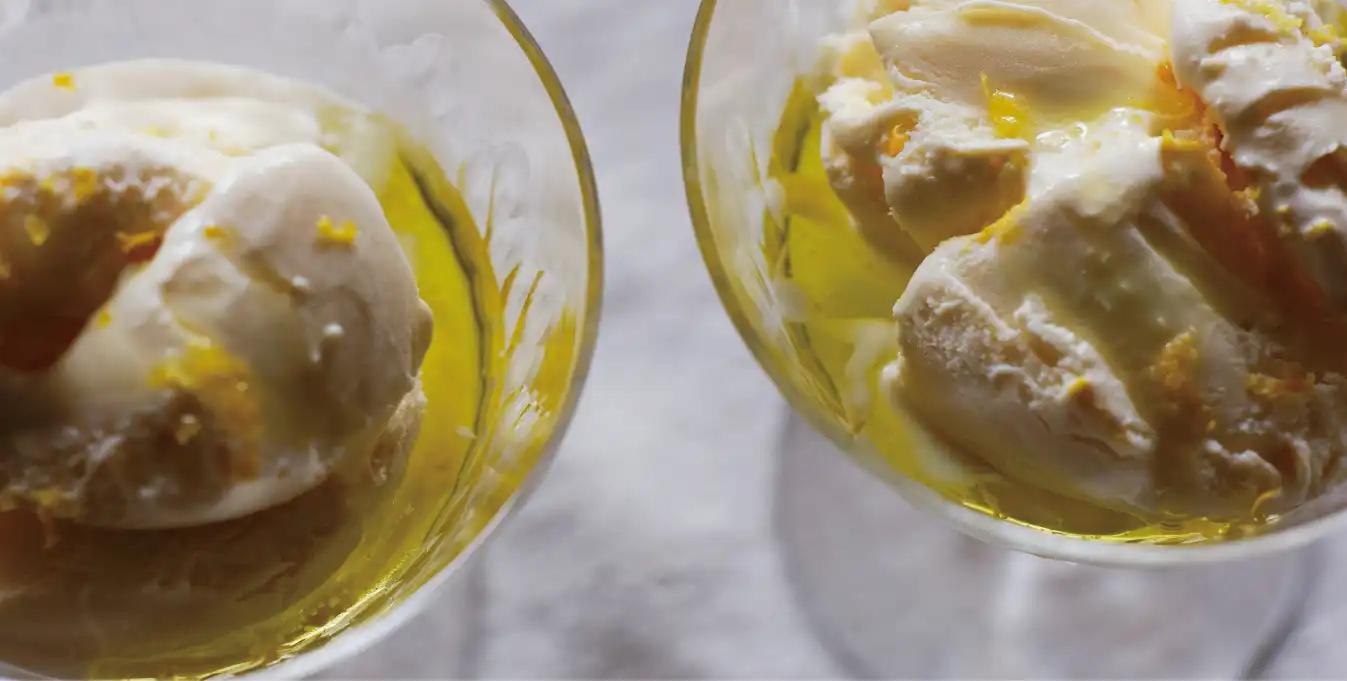バニラアイス レモン＆オリーブオイルで イメージ3