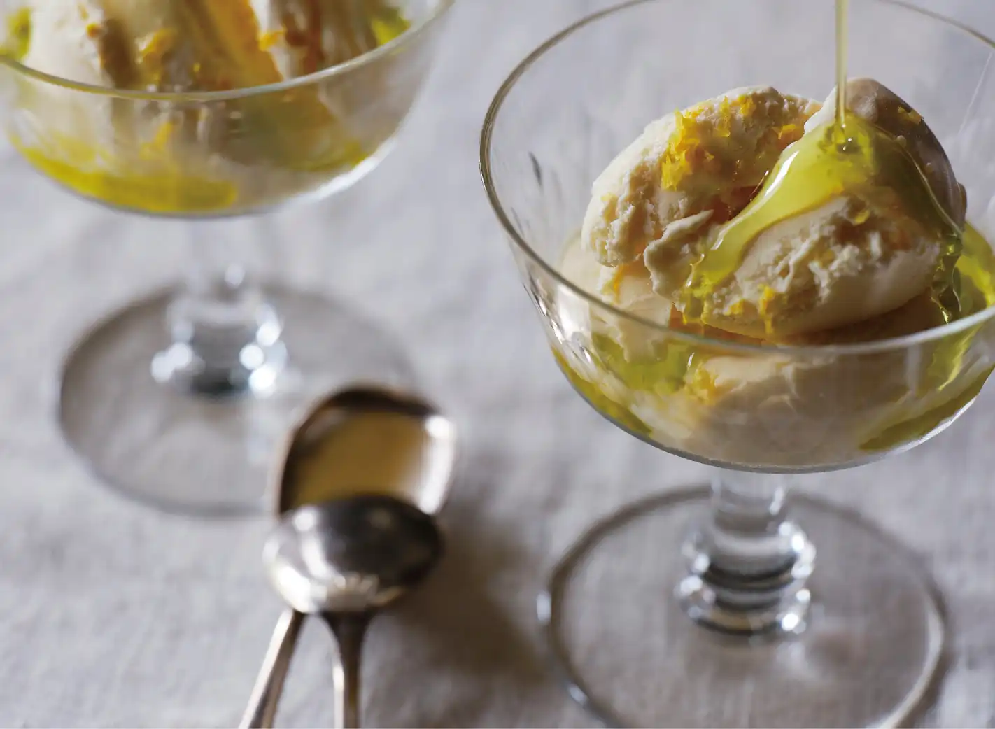 バニラアイス レモン＆オリーブオイルで イメージ1
