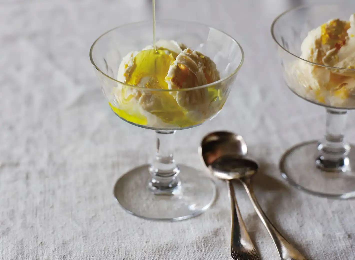 バニラアイス レモン＆オリーブオイルで イメージ2